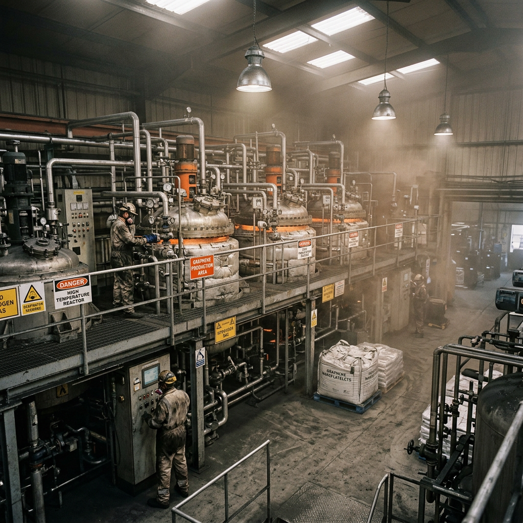 Graphene factory air showed little short-term harm to lung cells in early workplace investigation